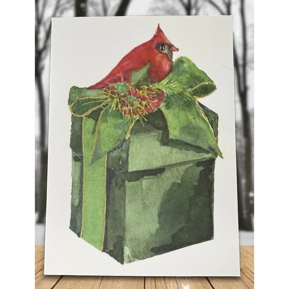 Odd Balls Vintage - Assorted Christmas Folded Note Cards - 10 Pack